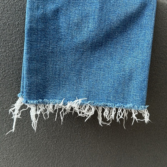 Mother The Tripper Ankle Fray Distressed Jeans - Picture 5 of 8